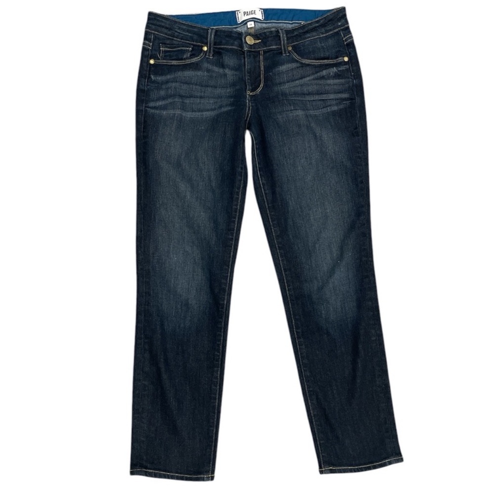 PAIGE | Jimmy Jimmy crop jeans Dark Wash Sz 26